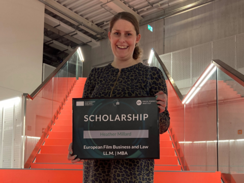 Scholarship awarded in the master’s program European Film Business and Law LL.M. | MBA