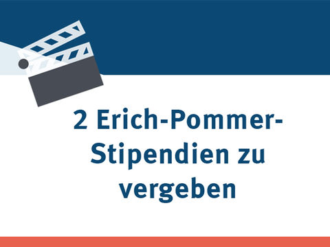 Zwei Erich-Pommer-Stipendien für Bewerber*innen für Regieassistenz