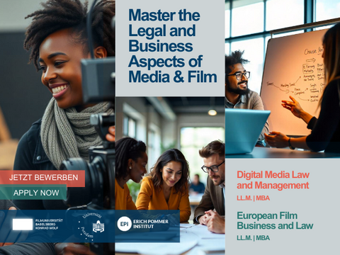 Master the Legal and Business Aspects of Media & Film with EPI – Apply Now for Executive Master’s Programmes 